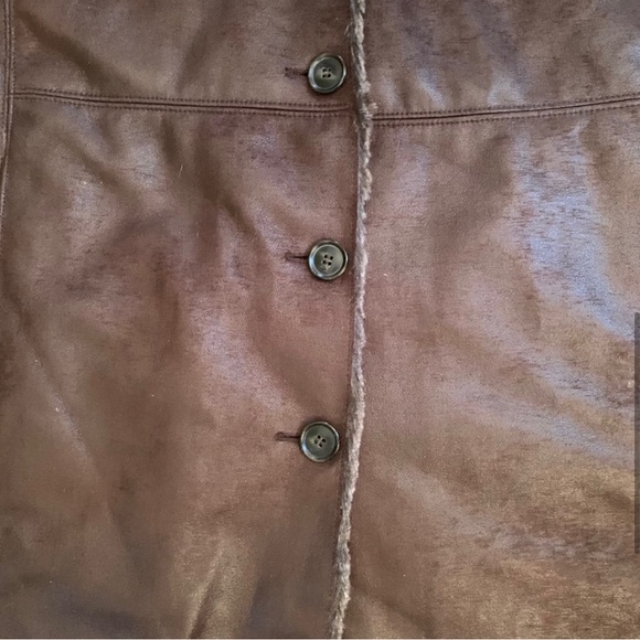 SIGRID OLSEN Faux Shearling Spring/Fall Coat 16 XL - New With Tags - Picture 5 of 16